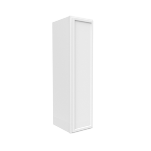RTA - Slim Shaker Oatmeal - 36"Height Single Door Wall Cabinets - 9"W x 36"H x 12"D