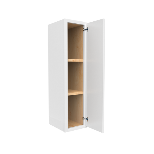 RTA - Slim Shaker Oatmeal - 36"Height Single Door Wall Cabinets - 9"W x 36"H x 12"D