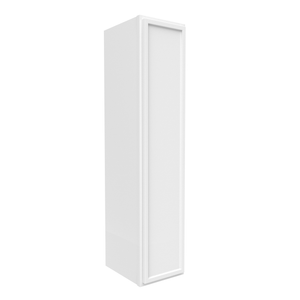 RTA - Slim Shaker Oatmeal - 42"Height Single Door Wall Cabinets - 9"W x 42"H x 12"D