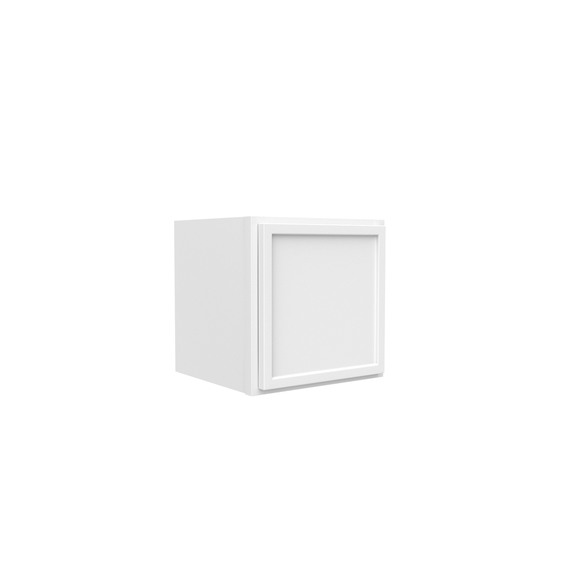 RTA - Slim Shaker Oatmeal - Single Door Wall Cabinets - 12