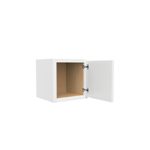 Load image into Gallery viewer, RTA - Slim Shaker Oatmeal - Single Door Wall Cabinets - 12&quot;W x 12&quot;H x 12&quot;D