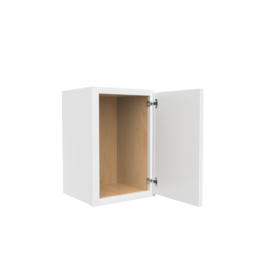 RTA - Slim Shaker Oatmeal - 18"Height Single Door Wall Cabinets - 12"W x 18"H x 12"D
