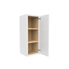 Load image into Gallery viewer, RTA - Slim Shaker Oatmeal - 30&quot;Height Single Door Wall Cabinets - 12&quot;W x 30&quot;H x 12&quot;D