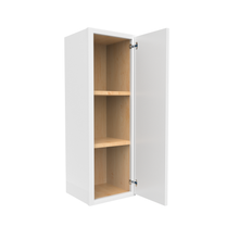 Load image into Gallery viewer, RTA - Slim Shaker Oatmeal - 36&quot;Height Single Door Wall Cabinets - 12&quot;W x 36&quot;H x 12&quot;D