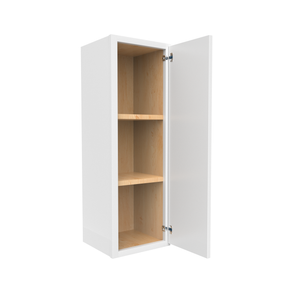 RTA - Slim Shaker Oatmeal - 36"Height Single Door Wall Cabinets - 12"W x 36"H x 12"D