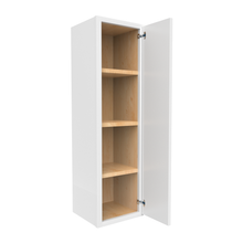 Load image into Gallery viewer, RTA - Slim Shaker Oatmeal - 42&quot;Height Single Door Wall Cabinets - 12&quot;W x 42&quot;H x 12&quot;D