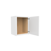Load image into Gallery viewer, RTA - Slim Shaker Oatmeal - 18&quot;Height Single Door Wall Cabinets - 15&quot;W x 18&quot;H x 12&quot;D