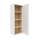 Load image into Gallery viewer, RTA - Slim Shaker Oatmeal - 42&quot;Height Single Door Wall Cabinets - 15&quot;W x 42&quot;H x 12&quot;D