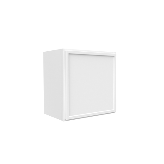 RTA - Slim Shaker Oatmeal - 18"Height Single Door Wall Cabinets - 18"W x 18"H x 12"D
