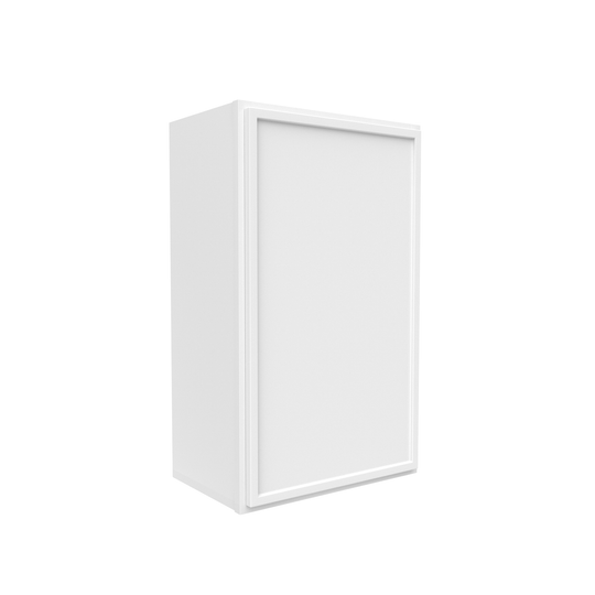 RTA - Slim Shaker Oatmeal - 30"Height Single Door Wall Cabinets - 18"W x 30"H x 12"D