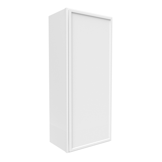 RTA - Slim Shaker Oatmeal - 42"Height Single Door Wall Cabinets - 18"W x 42"H x 12"D