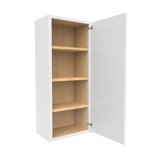 RTA - Slim Shaker Oatmeal - 42"Height Single Door Wall Cabinets - 18"W x 42"H x 12"D