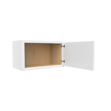 Load image into Gallery viewer, RTA - Slim Shaker Oatmeal - Single Door Wall Cabinets - 21&quot;W x 12&quot;H x 12&quot;D