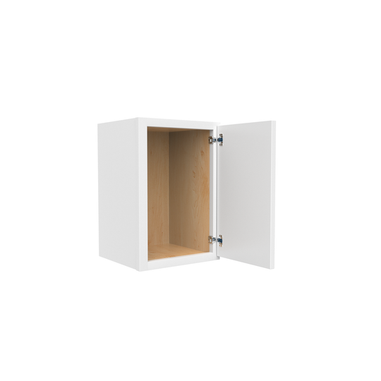 RTA - Slim Shaker Oatmeal - 18"Height Single Door Wall Cabinets - 21"W x 18"H x 12"D