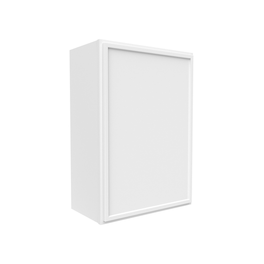 RTA - Slim Shaker Oatmeal - 30"Height Single Door Wall Cabinets - 21"W x 30"H x 12"D