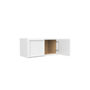 Load image into Gallery viewer, RTA - Slim Shaker Oatmeal - 12&quot;Height Single Door Wall Cabinets - 24&quot;W x 12&quot;H x 12&quot;D