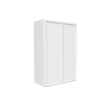 Load image into Gallery viewer, RTA - Slim Shaker Oatmeal - 36&quot;Height Double Door Wall Cabinets - 24&quot;W x 36&quot;H x 12&quot;D