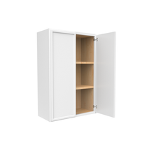 Load image into Gallery viewer, RTA - Slim Shaker Oatmeal - 36&quot;Height Double Door Wall Cabinets - 24&quot;W x 36&quot;H x 12&quot;D