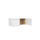 Load image into Gallery viewer, RTA - Slim Shaker Oatmeal - Double Door Wall Cabinets - 27&quot;W x 12&quot;H x 12&quot;D