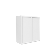 Load image into Gallery viewer, RTA - Slim Shaker Oatmeal - 30&quot;Height Double Door Wall Cabinets - 27&quot;W x 30&quot;H x 12&quot;D