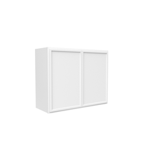 Load image into Gallery viewer, RTA - Slim Shaker Oatmeal - 24&quot;Height Double Door Wall Cabinets - 30&quot;W x 24&quot;H x 12&quot;D