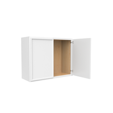 Load image into Gallery viewer, RTA - Slim Shaker Oatmeal - 24&quot;Height Double Door Wall Cabinets - 30&quot;W x 24&quot;H x 12&quot;D