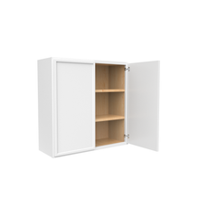 Load image into Gallery viewer, RTA - Slim Shaker Oatmeal - 30&quot;Height Double Door Wall Cabinets - 30&quot;W x 30&quot;H x 12&quot;D