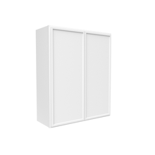 Load image into Gallery viewer, RTA - Slim Shaker Oatmeal - 36&quot;Height Double Door Wall Cabinets - 30&quot;W x 36&quot;H x 12&quot;D