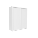 Load image into Gallery viewer, RTA - Slim Shaker Oatmeal - 36&quot;Height Double Door Wall Cabinets - 30&quot;W x 36&quot;H x 12&quot;D