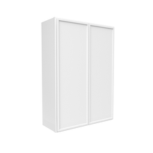 Load image into Gallery viewer, RTA - Slim Shaker Oatmeal - 42&quot;Height Double Door Wall Cabinets - 30&quot;W x 42&quot;H x 12&quot;D