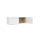 Load image into Gallery viewer, RTA - Slim Shaker Oatmeal - 12&quot;Height Double Door Wall Cabinets - 33&quot;W x 12&quot;H x 12&quot;D