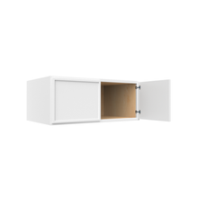 Load image into Gallery viewer, RTA - Slim Shaker Oatmeal - 24&quot;Deep Double Door Wall Cabinets - 36&quot;W x 15&quot;H x 24&quot;D