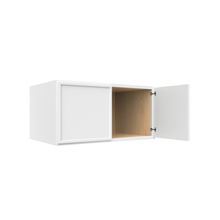 Load image into Gallery viewer, RTA - Slim Shaker Oatmeal - 24&quot;Deep Double Door Wall Cabinets - 36&quot;W x 18&quot;H x 24&quot;D