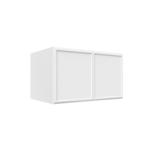 Load image into Gallery viewer, RTA - Slim Shaker Oatmeal - 24&quot;Deep Double Door Wall Cabinets - 36&quot;W x 21&quot;H x 24&quot;D