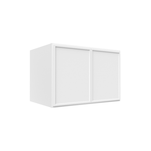 RTA - Slim Shaker Oatmeal - 24"Deep Double Door Wall Cabinets - 36"W x 24"H x 24"D