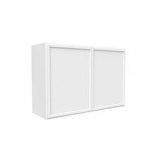 Load image into Gallery viewer, RTA - Slim Shaker Oatmeal - 24&quot;Height Double Door Wall Cabinets - 36&quot;W x 24&quot;H x 12&quot;D