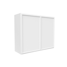 Load image into Gallery viewer, RTA - Slim Shaker Oatmeal - 30&quot;Height Double Door Wall Cabinets - 36&quot;W x 30&quot;H x 12&quot;D