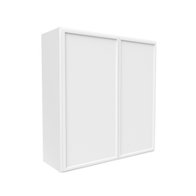 Load image into Gallery viewer, RTA - Slim Shaker Oatmeal - 36&quot;Height Double Door Wall Cabinets - 36&quot;W x 36&quot;H x 12&quot;D