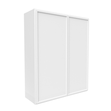 Load image into Gallery viewer, RTA - Slim Shaker Oatmeal - 42&quot;Height Double Door Wall Cabinets - 36&quot;W x 42&quot;H x 12&quot;D