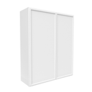 Load image into Gallery viewer, RTA - Slim Shaker Oatmeal - 42&quot;Height Double Door Wall Cabinets - 36&quot;W x 42&quot;H x 12&quot;D