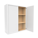 Load image into Gallery viewer, RTA - Slim Shaker Oatmeal - 42&quot;Height Double Door Wall Cabinets - 36&quot;W x 42&quot;H x 12&quot;D