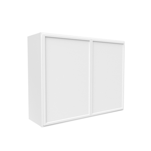 RTA - Slim Shaker Oatmeal - 30"Height Double Door Wall Cabinets - 39"W x 30"H x 12"D
