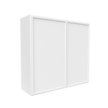 Load image into Gallery viewer, RTA - Slim Shaker Oatmeal - 36&quot;Height Double Door Wall Cabinets - 39&quot;W x 36&quot;H x 12&quot;D