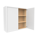 Load image into Gallery viewer, RTA - Slim Shaker Oatmeal - 36&quot;Height Double Door Wall Cabinets - 39&quot;W x 36&quot;H x 12&quot;D