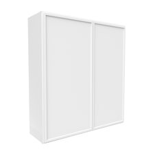 Load image into Gallery viewer, RTA - Slim Shaker Oatmeal - 42&quot;Height Double Door Wall Cabinets - 39&quot;W x 42&quot;H x 12&quot;D