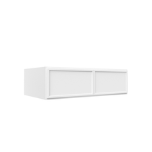 Load image into Gallery viewer, RTA - Slim Shaker Oatmeal - 24&quot;Deep Double Door Wall Cabinets - 42&quot;W x 12&quot;H x 24&quot;D