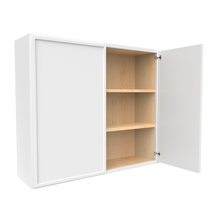 Load image into Gallery viewer, RTA - Slim Shaker Oatmeal - 36&quot;Height Double Door Wall Cabinets - 42&quot;W x 36&quot;H x 12&quot;D
