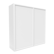 Load image into Gallery viewer, RTA - Slim Shaker Oatmeal - 42&quot;Height Double Door Wall Cabinets - 42&quot;W x 42&quot;H x 12&quot;D