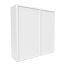 Load image into Gallery viewer, RTA - Slim Shaker Oatmeal - 42&quot;Height Double Door Wall Cabinets - 42&quot;W x 42&quot;H x 12&quot;D