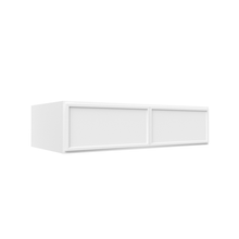 Load image into Gallery viewer, RTA - Slim Shaker Oatmeal - 24&quot;Deep Double Door Wall Cabinets - 48&quot;W x 12&quot;H x 24&quot;D